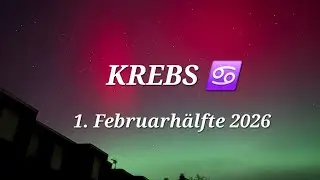 KREBS ♋️ 1. Februarhälfte 2026. WILLE, BEWERTEN 🍀❤️