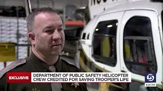 DPS chopper pilot describes rescue mission for trooper who fell 50 feet