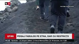 GREVĂ A GHIZILOR DE LA VULCANUL ETNA_Știri B1TV_11 ian. 2026