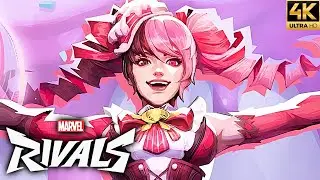 Marvel Rivals - Luna Snow (Cherry Delight Skin) Gameplay Showcase (4K 60FPS)
