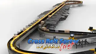 Cross belt sorter making sorting efficent accurate,save labour cost,high ROI