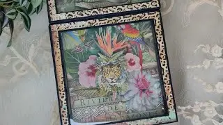 109. 3D View box/ best handmade box with folios/ Illusions box/ Shaker folio