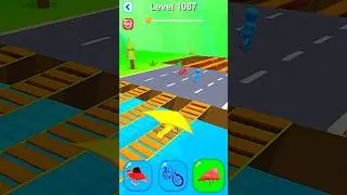 Shape-shifting Funny Race Gameplay new hyper casual games #shapeshifting #gameplay #shorts