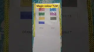 Magic colour TLM #colors #magic #presentation #school #trendingreels #viralreels