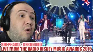 🇦🇺 Sheppard - Geronimo (Live From The Radio Disney Music Awards 2015 ) | TEACHER PAUL REACTS AUSSIE