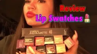 Smashbox Be Legendary lipsticks + Insta-Matte Lip Swatches and Review