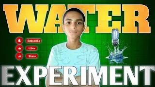 Amazing Water Experiment at Home | Science Tricks with Water | First Water Experiment Video |#viral