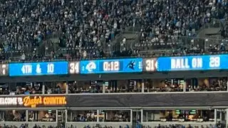 Heartbreaking Final 3:38 of Rams @ Panthers 2026 NFC Wildcard Playoff