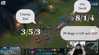 DoinB LeBlanc vs Zed in CN Challenger KDA 8/1/4 . DoinB Stream 22/4/2021