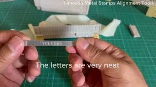 Instructions for Tonosho Metal Stamps kit with Alignment tools