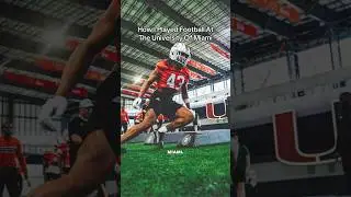 How I Started Playing Football At The University Of Miami #aesletic#energy#health