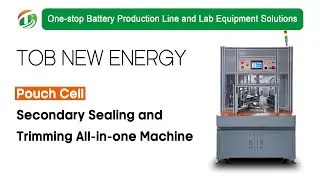 Pouch Cell Secondary Vacuum Sealing And Edge Cutting All-In-One Machine