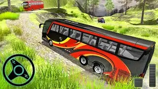 Offroad Bus Driving Simulator - Public Transport Coach Game | Android Gameplay