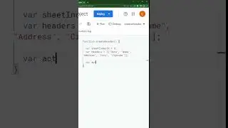 Как создать заголовки в Google Таблицах с помощью App Script #appsscript #googlesheets