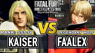 FF COTW ▰ KAISER (Terry) vs FAALEX (Rock) ▰ Fatal Fury CotW High Level Gameplay
