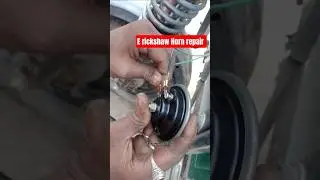 Fix Your E-Rickshaw HORN Now With A Brand New Replacement? #automobile #shorts #repair #ev #erikshaw