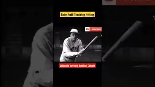 Babe Ruth Teaching Hitting 90 years ago from the Vault V1