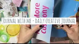 Journal with me- in my creative daily journal / fauxbonichi