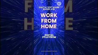 Work from home job2025 #workfromhomejob2025#digitaljob #softwarebasedjob
