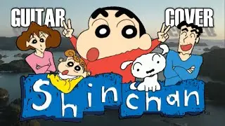 Shinchan title track | Guitar cover |Hindi version |AVK Music Studio