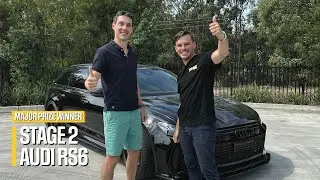 FROM DREAM TO REALITY - PIERRE TAKES THE KEYS OF THE AUDI RS6 😈