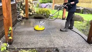 THIS is how we clean aggregate concrete!