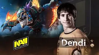 Dendi (Slark) vs Miposhka Gameplay Dota 2 v6.88
