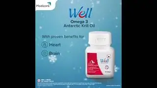 Well Omega 3 Antarctic Krill Oil @OfficialModicareIndia @OfficialModiwayBusinessAcademy @LEAPSB #health