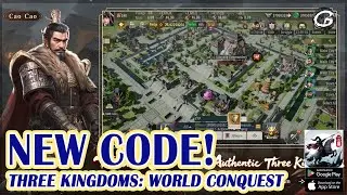 🎁 Three Kingdoms: World Conquest All Trust 8 Giftcodes & How to Redeem Codes - Mobile Game (Android)