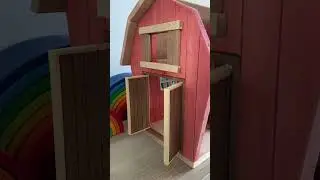 Mako Toys handmade wooden barn #woodentoys #toys