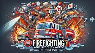 Firefighting and Rescue Vocabulary Words in English@Lilywithkids