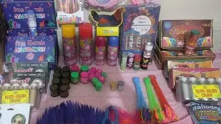 Holi different types of fancy items collection review and testing video #holi #holiday #holispecial