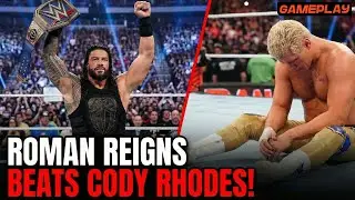 ROMAN REIGNS DESTROYS Cody Rhodes in 5 MINUTES! ⚡️ Total Squash Match - WWE 2K24