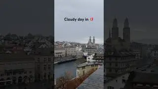 Cloudy weather in Swiss☁️ #vacation #travel  #switzerland #viralvideo #viralshorts