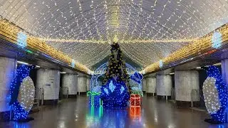 Обзор лего самолелки станция метро (Новогодний выпуск)