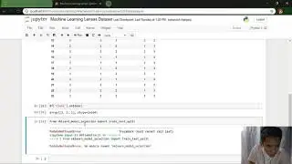 Machine Learning Python Implementation using Lenses Dataset