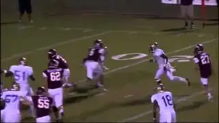 Madison Academy, #5, Keke Matthews makes a 27 yd touchdown run