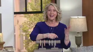Sterling Silver Textured Bold Byzantine Bracelet by Silver Style on QVC