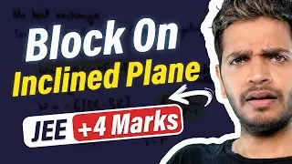Block on Inclined Plane with PYQs #jee #neet Vikrant Kirar