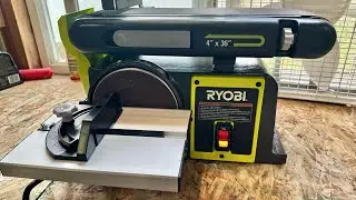Ryobi sander with a 4 x 36 belt and 6 inch disc, is it the right one for your shop?