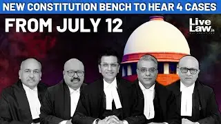SC Forms New Constitution Bench to Hear 4 Matters Regarding Arbitration, LMV Licenses and More.