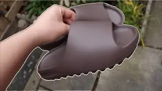 UNBOXING Yeezy Slides 'Soot' 2021 (Review)