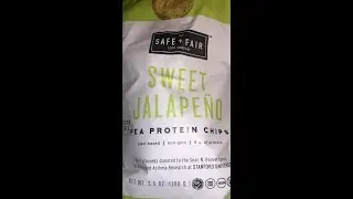 High Protein Snack Review! Safe + Fair Sweet Jalape&ntilde;o Chips