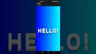 Html and Css animation-1 Font movement