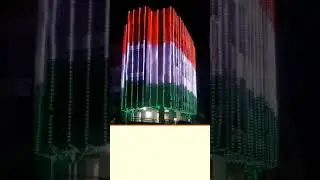 tiranga desing pixel led