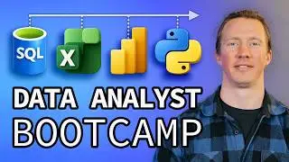 Data Analyst Bootcamp (FREE 35+ Hour Full Course) - SQL, Excel, Power BI, Python, AI & GitHub