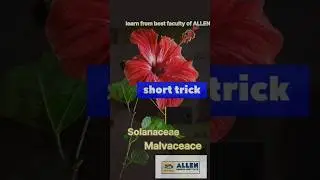 Shorttrick to learn💯 the!floralformula of Plant!☘️families by allen star✨ faculty#viral#shorts#study