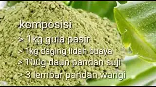 Serbuk lidah buaya Harga jual nya sangat menggiurkan