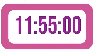 715 Minutes 11 55 HoursCountdown  Timer Clock with Alarm Sound⏰🔔