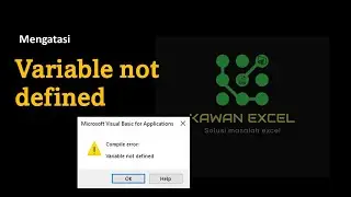 Mengatasi Error Variable Not Defined